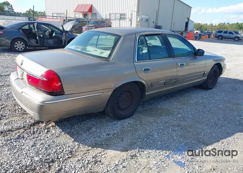 2001 Mercury Grand Marquis Gs from USA, damaged, VIN 2MEFM74WX1X708618